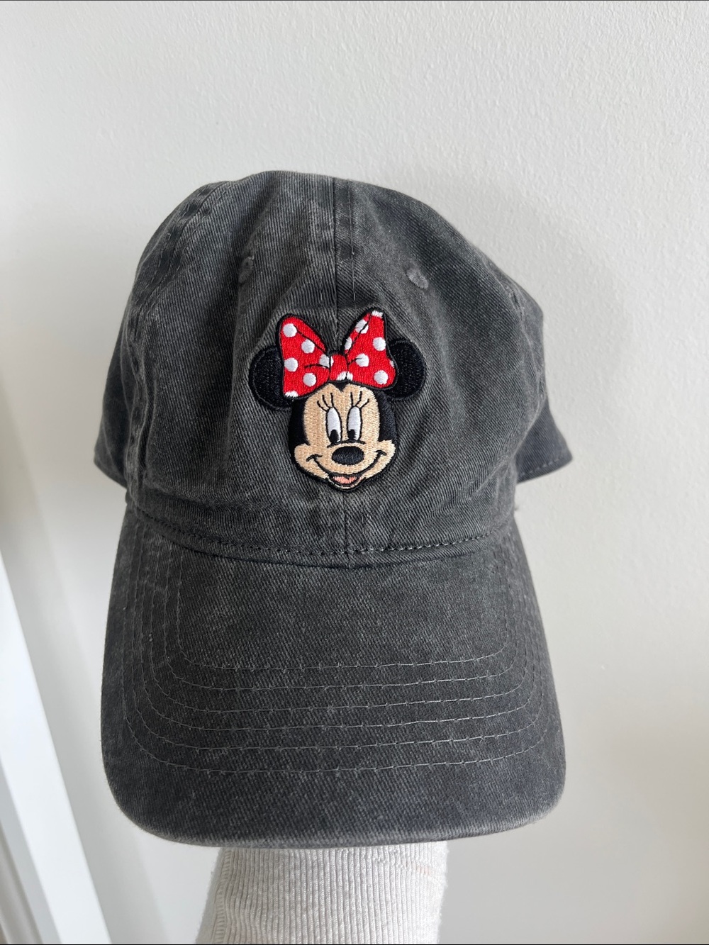 Disney Black Minnie Mouse Cap with Bow